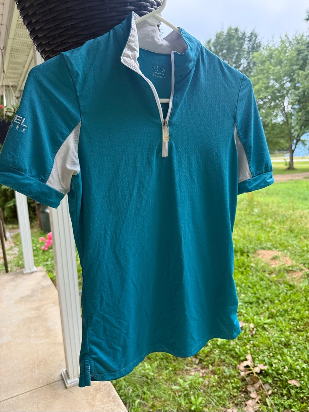 Teal Short-Sleeve Sun Shirt Kastel Denmark